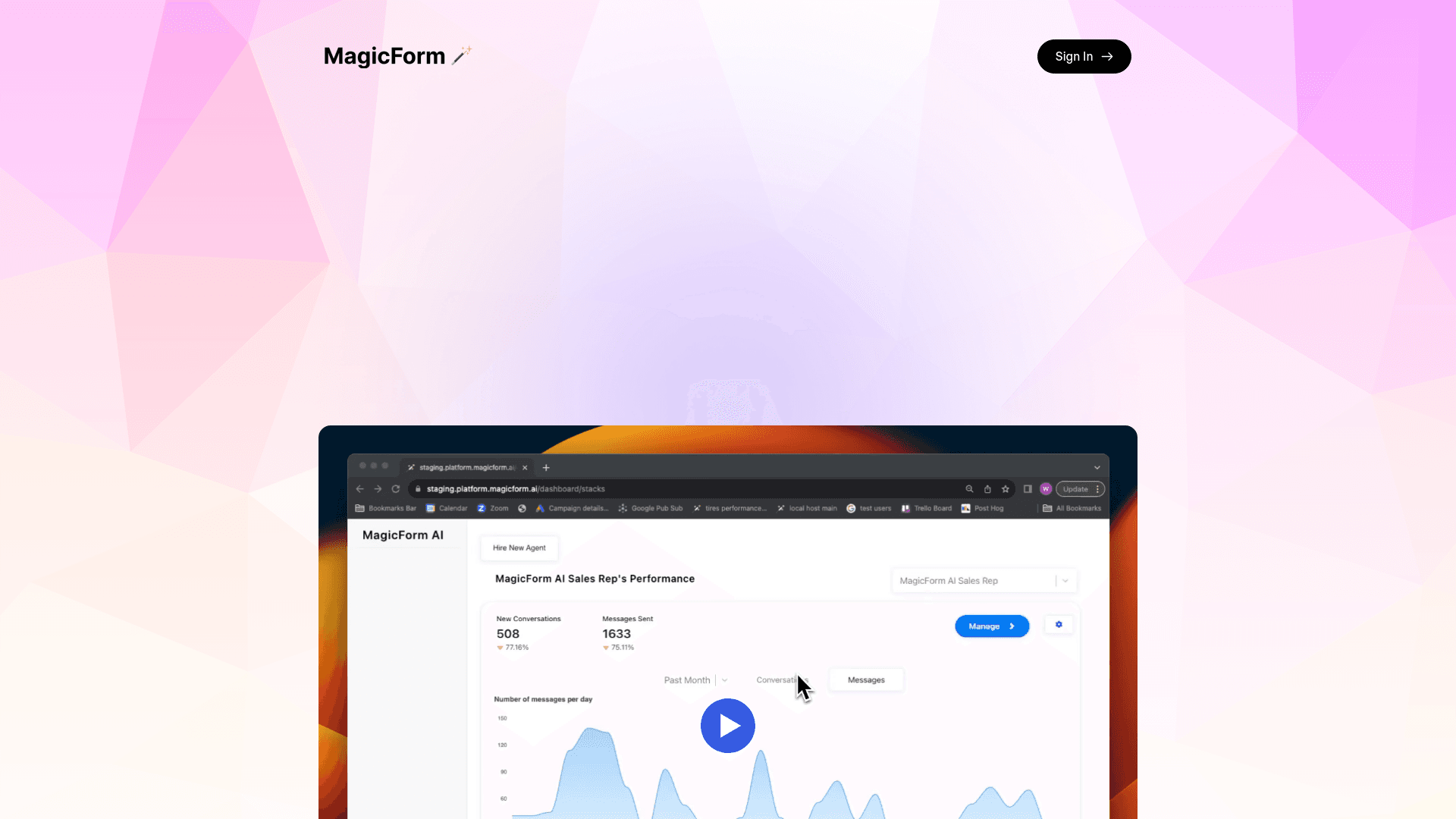 MagicForm screenshot