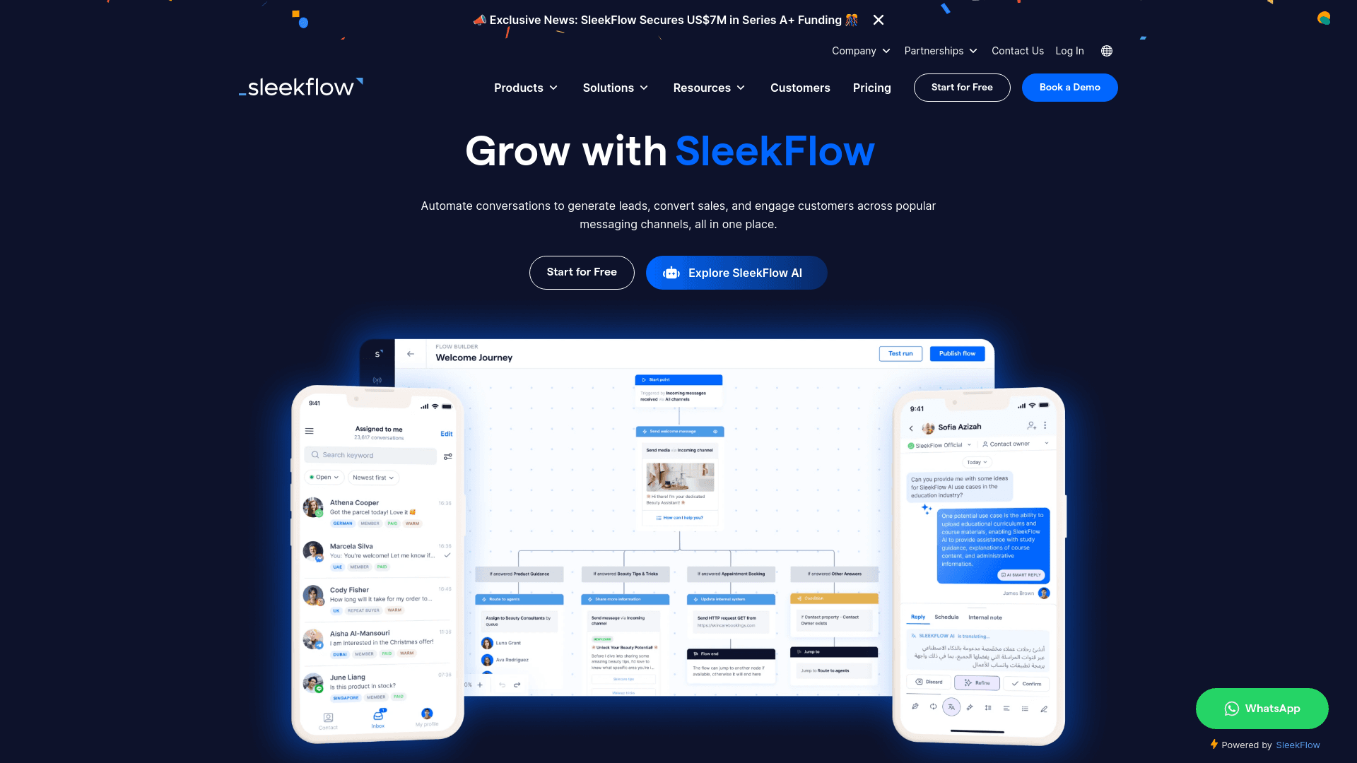 SleekFlow screenshot