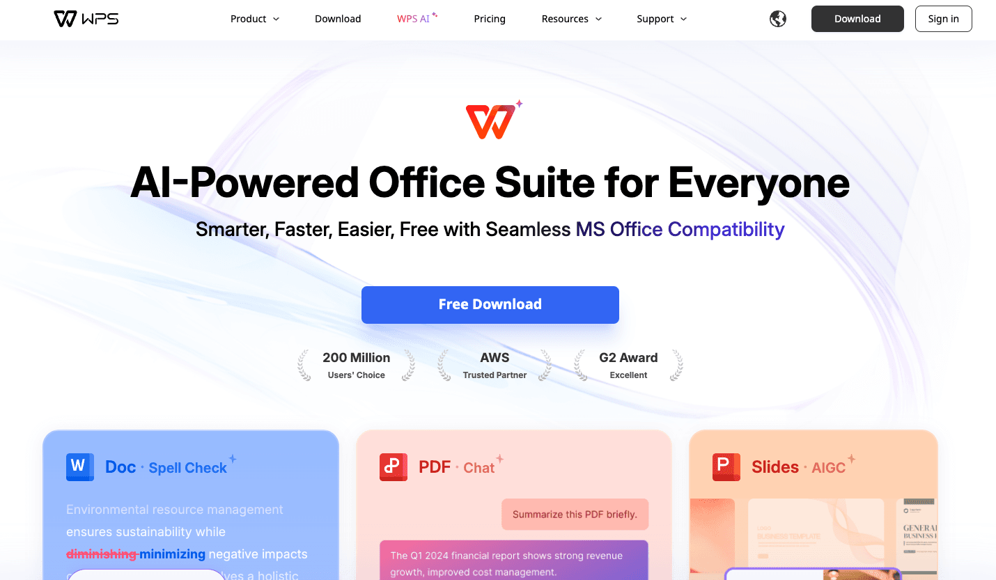 WPS Office screenshot