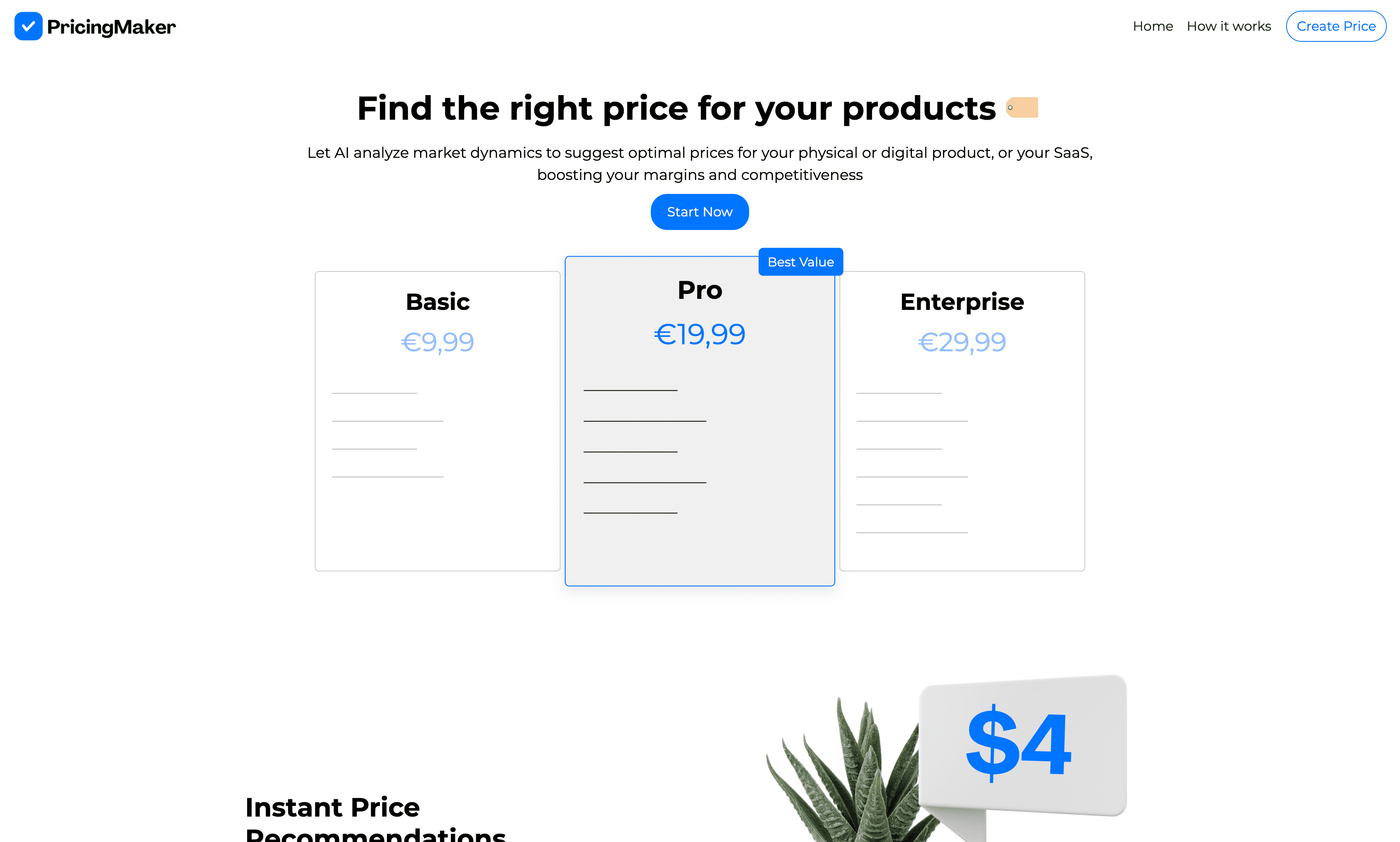 Pricing Maker screenshot