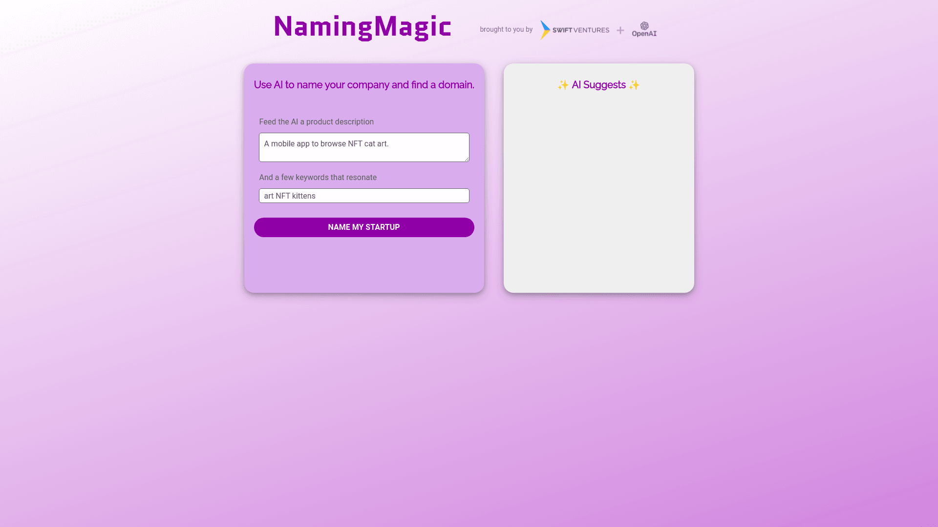 Naming Magic screenshot