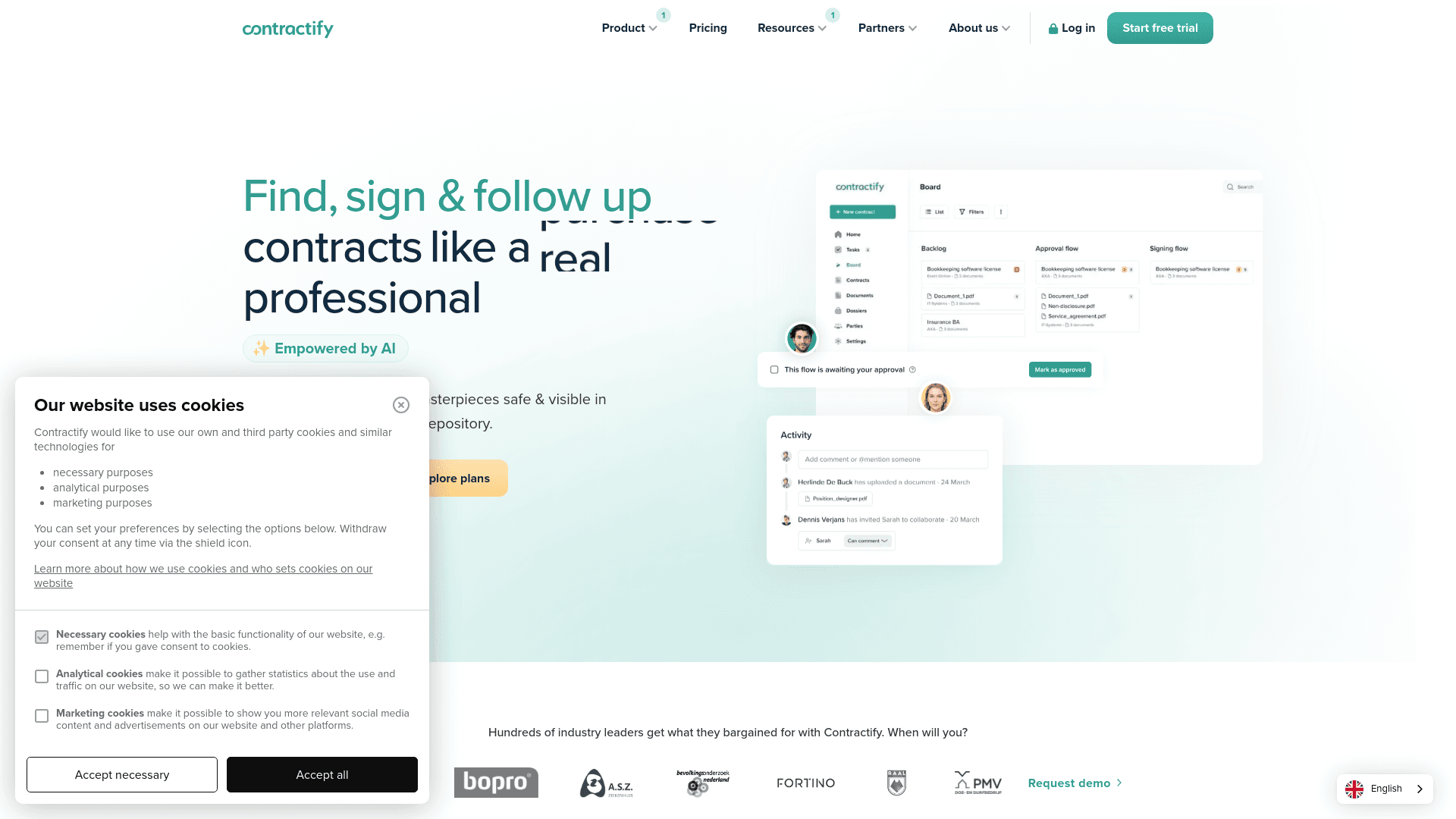 Contractify screenshot