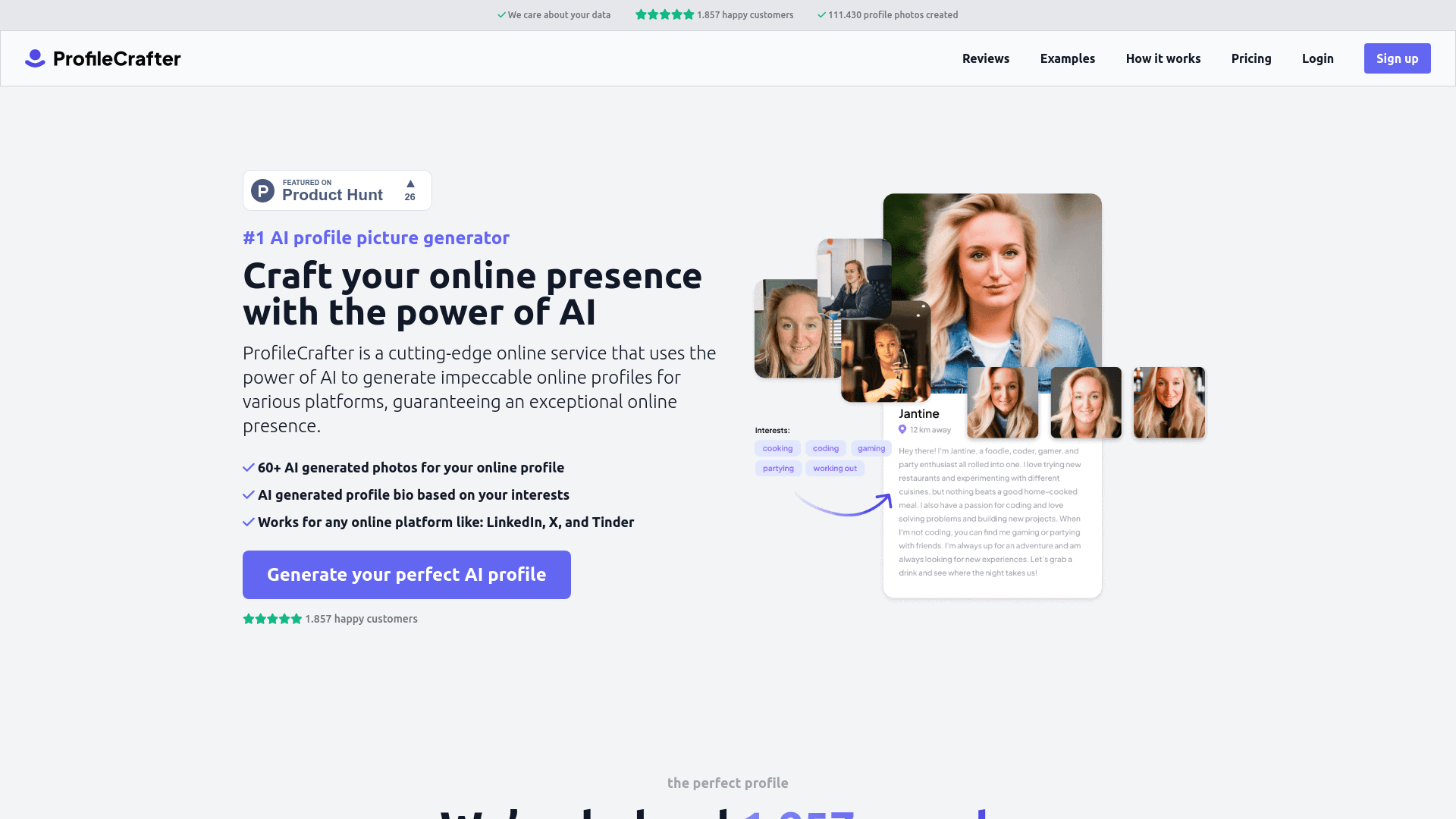 Profile Creator screenshot